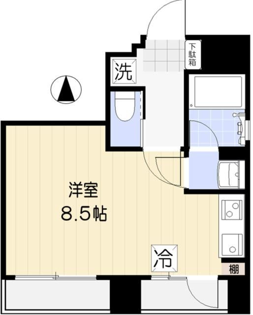 クラックスハイム六本木の間取り