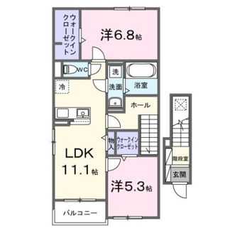 【間取り】 | バリーフィールド　Ｃ