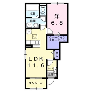 【間取り】 | バリーフィールド　Ｄ