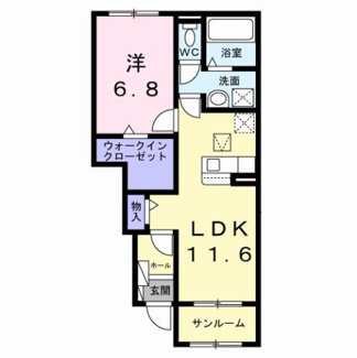 【間取り】 | バリーフィールド　Ｄ