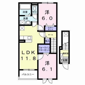 【間取り】 | バリーフィールド　Ｄ