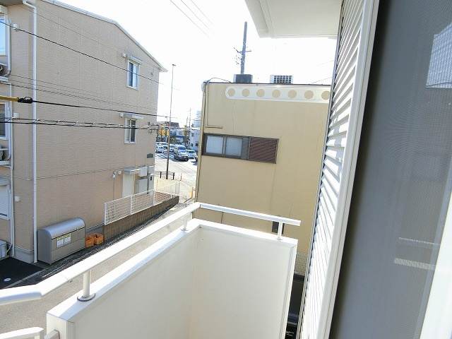 アネックス壱番館のバルコニー