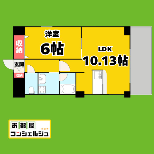 NR今池の間取り