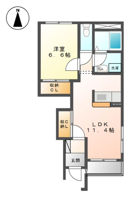Ｌ　Ｒの間取り