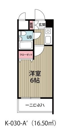 フェースタワー２(K-030)の間取り