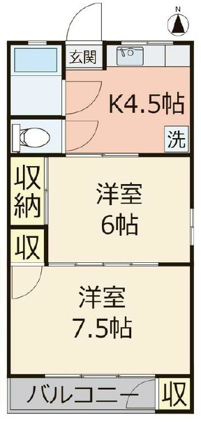 加藤マンションの間取り