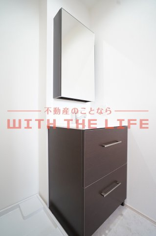 Alba Bloom【キャンペーン対象物件】の独立洗面台|同建築会社の別物件です