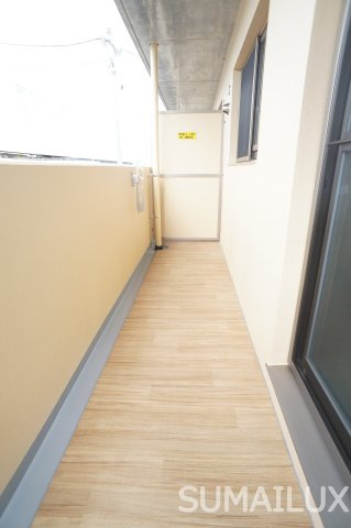 熊本市南区出仲間６丁目の賃貸マンションのバルコニー