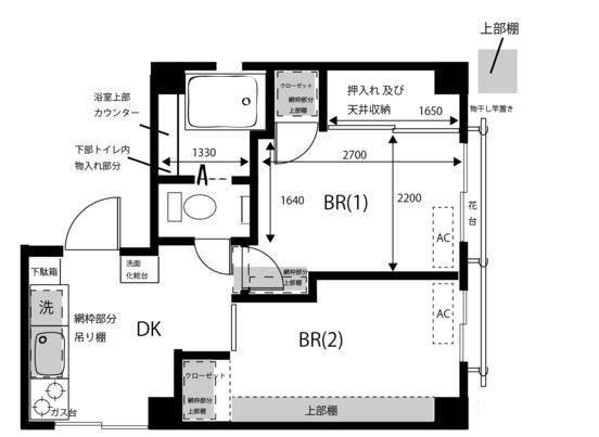 リヒトライフ侑里　東十条の間取り|間取りです。