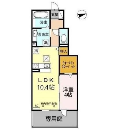 エムグランデ　A棟　　刈谷市近郊の賃貸はクラスホームの間取り