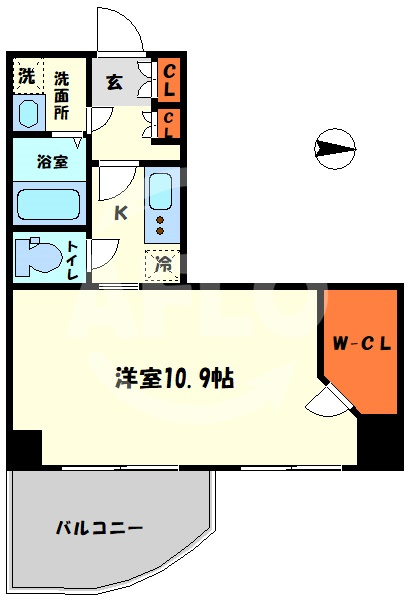 エグゼ難波東の間取り|エグゼ難波東　間取り