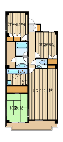 【間取り】 | ライツ富士見台