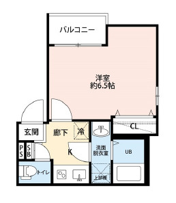 グランクオール中野の間取り|間取りです