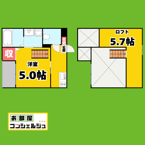 サザンコンフォートの間取り