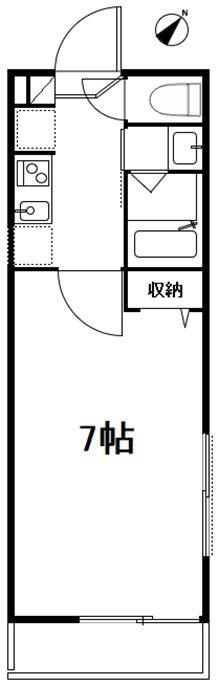 千葉市花見川区幕張本郷１丁目のアパートの間取り