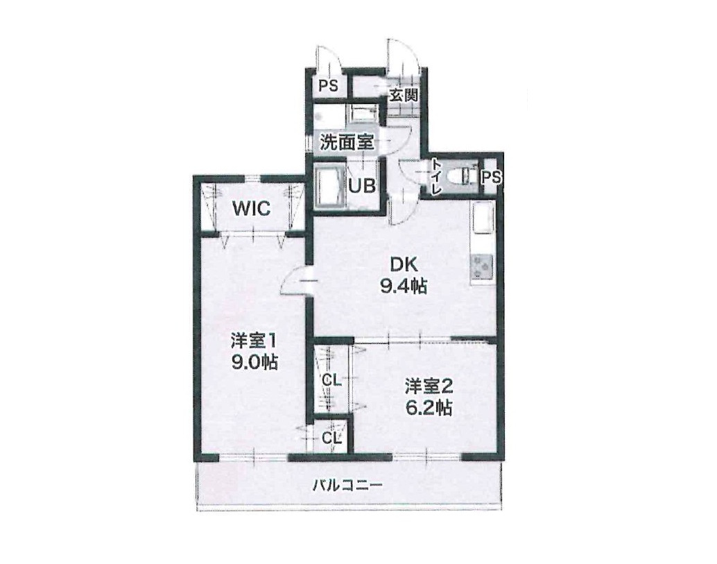 ライオンズマンション淵野辺鹿沼公園の間取り