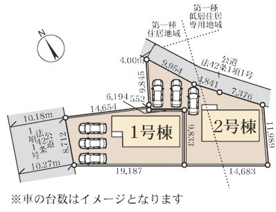 【区画図】 | Livele Garden.S加須市騎西　新築住宅