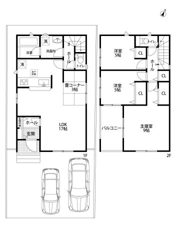 枚方市香里ケ丘12丁目の間取り