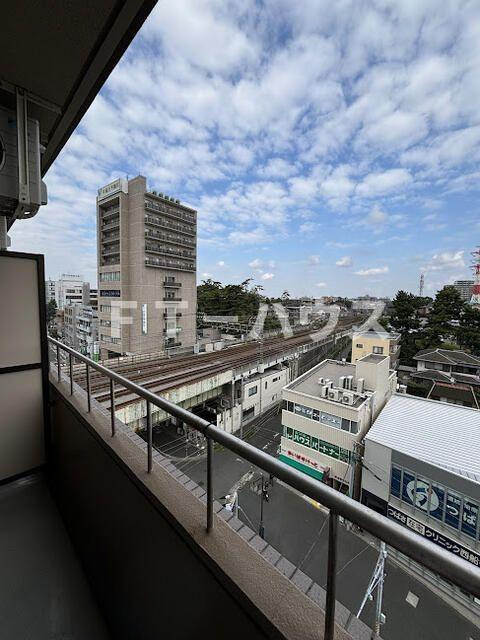 ルーラル五番館のバルコニー