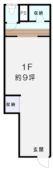大阪市北区中崎西４丁目の店舗一部の間取り
