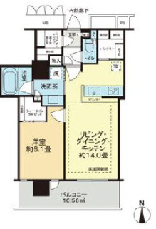 【間取り】 | 北浜ミッドタワー