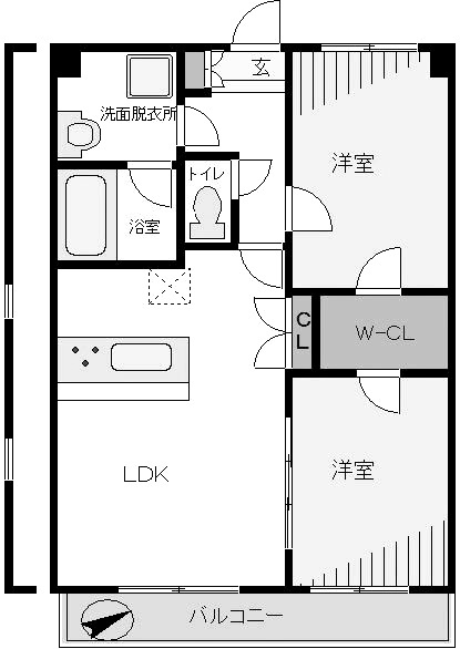 レシディールの間取り