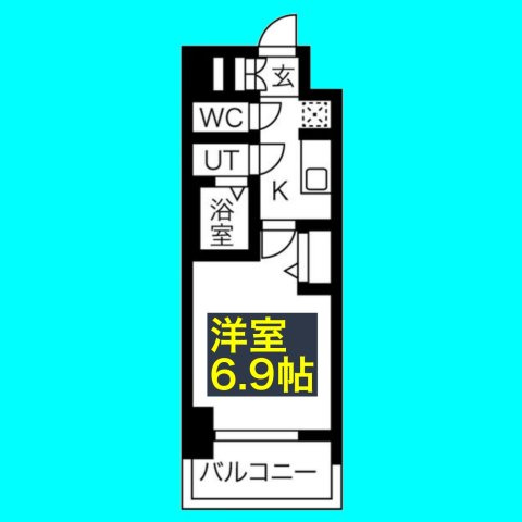 メイクスアート太閤通の間取り