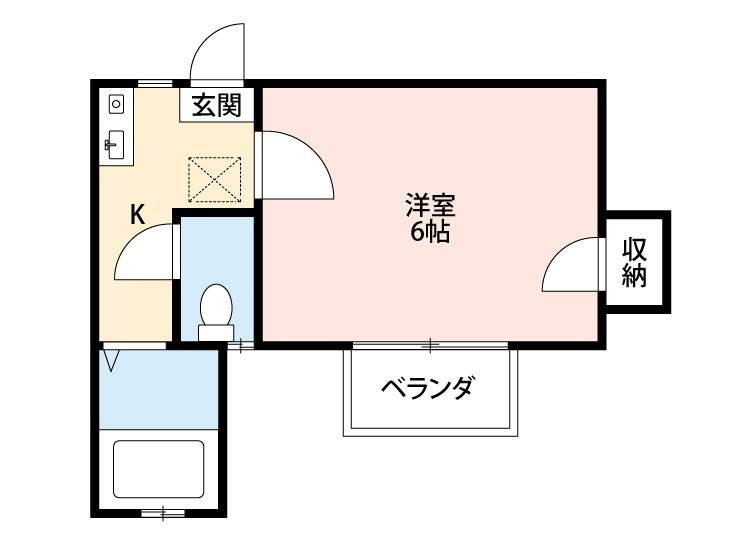 ファミール仲村Bの間取り