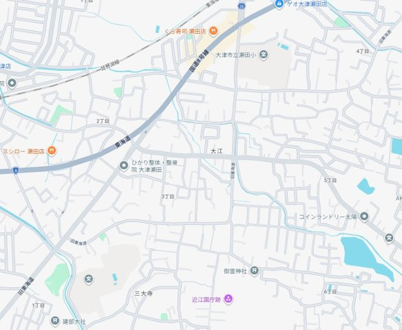 ★大津市大江　第3期　新築一戸建ての地図