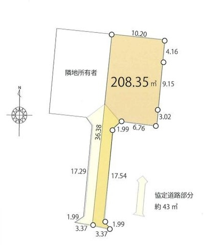 日高市武蔵高萩　売地