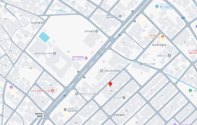 高砂市荒井町紙町　中古戸建の地図