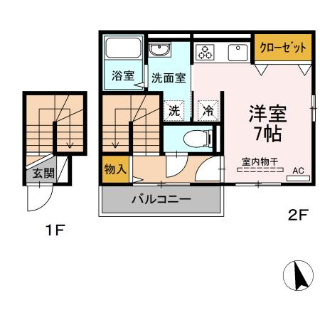 Piko広駅前の間取り