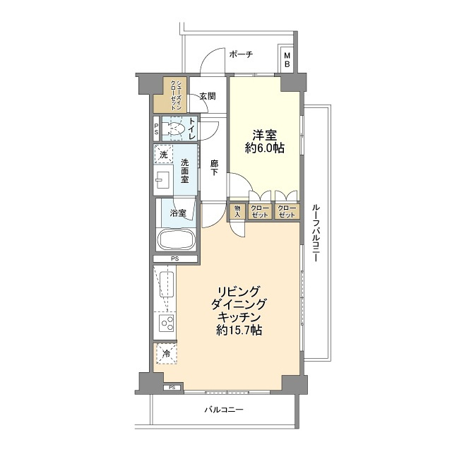 Ｄ’クラディア氷川台レジデンスの間取り|間取りです。