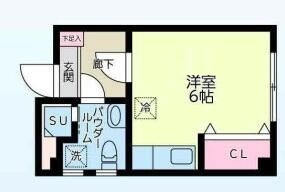 コントレールセンジュベースの間取り|間取りです。