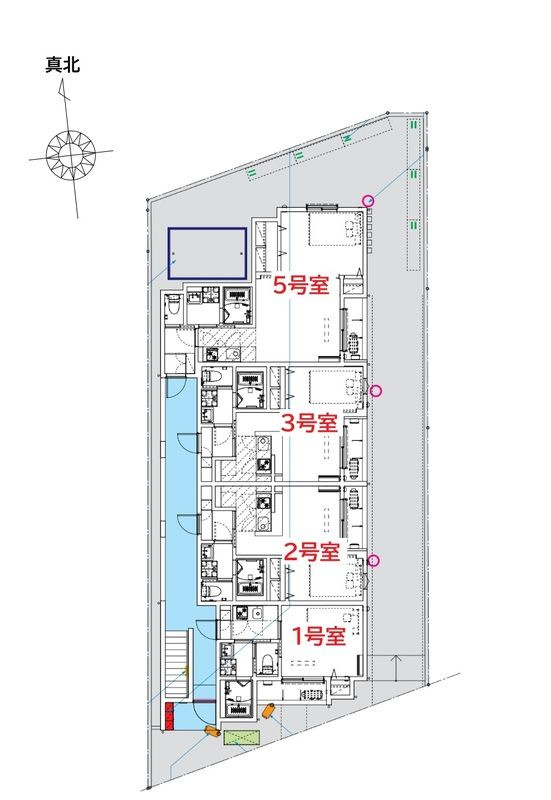 robot home 鷹の台(ロボットホーム タカノダイ)の区画図