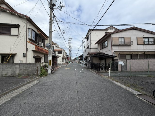 泉佐野市旭町土地の前面道路含む現地写真