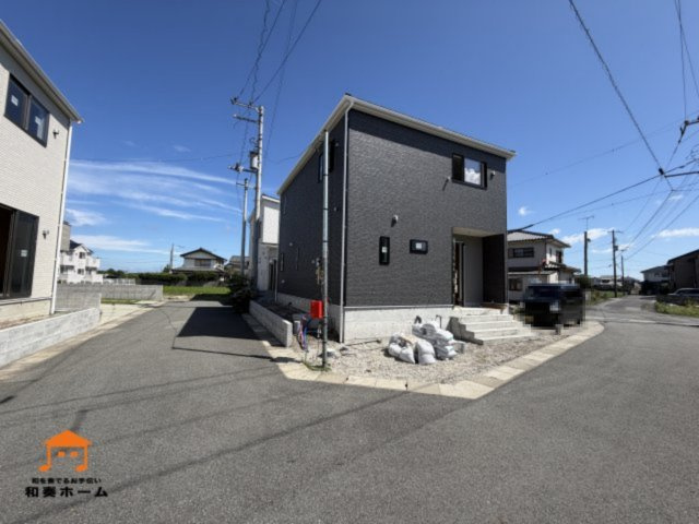 クレイドルガーデン阿南市那賀川町北中島第1の前面道路含む現地写真