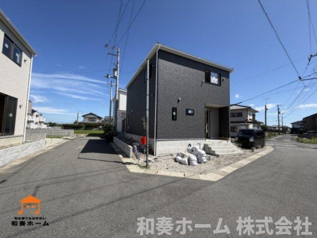クレイドルガーデン阿南市那賀川町北中島第1の前面道路含む現地写真