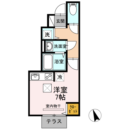 セジュール有の間取り