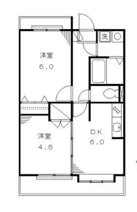 メゾン・はごろもの間取り