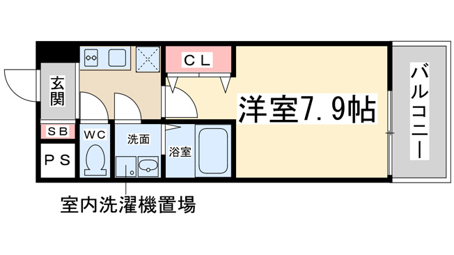 【間取り】 | アドバンス新大阪5