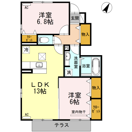 プエンテヴィラの間取り