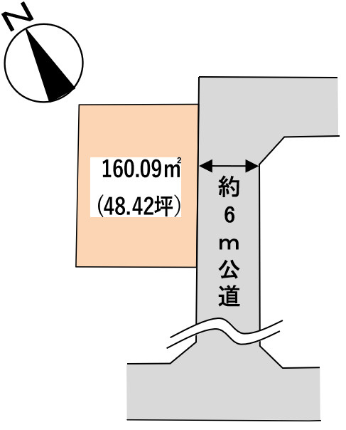 加須市向古河の区画図