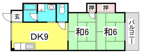 広島県広島市佐伯区　1棟マンション+店舗付き住宅の間取り