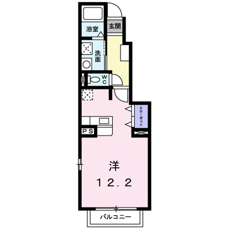 アルモニーＳⅠの間取り