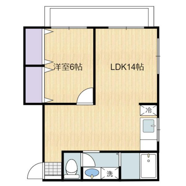 サンパレスの間取り|間取りです。
