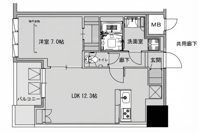 【間取り】 | S-RESIDENCE千種belvia TOWER