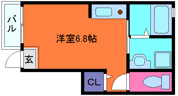 本山北町ハイツの間取り