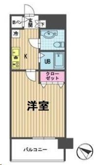 メゾン・ド・ヴィレ渋谷の間取り