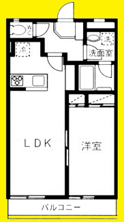 【間取り】 | ブランドール弐番館